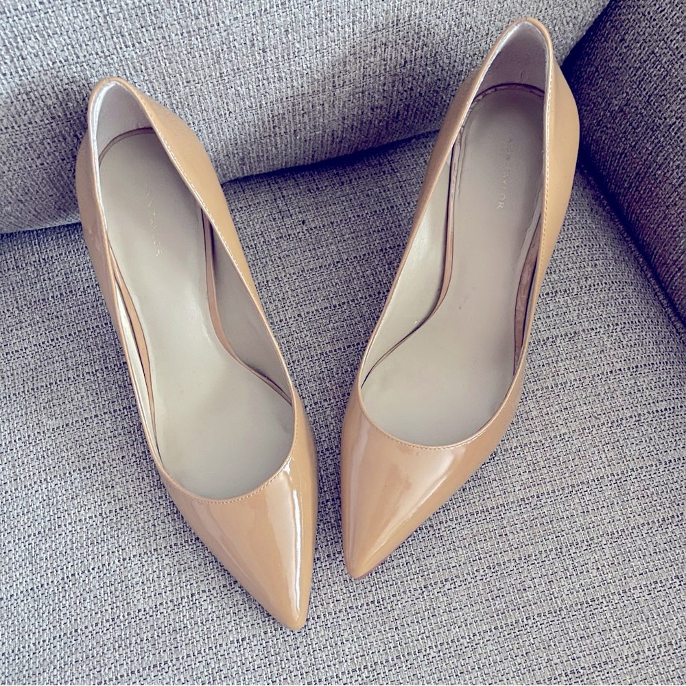 Ann Taylor patent leather heels